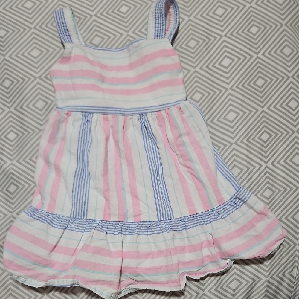 Striped Pink and Blue Sundress